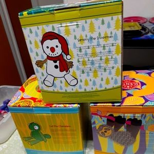 COPY -  snow man , and chameleon  all New in box  Scentsy buddie
